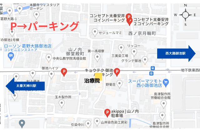 駐車場の図