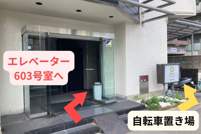 入り口の図